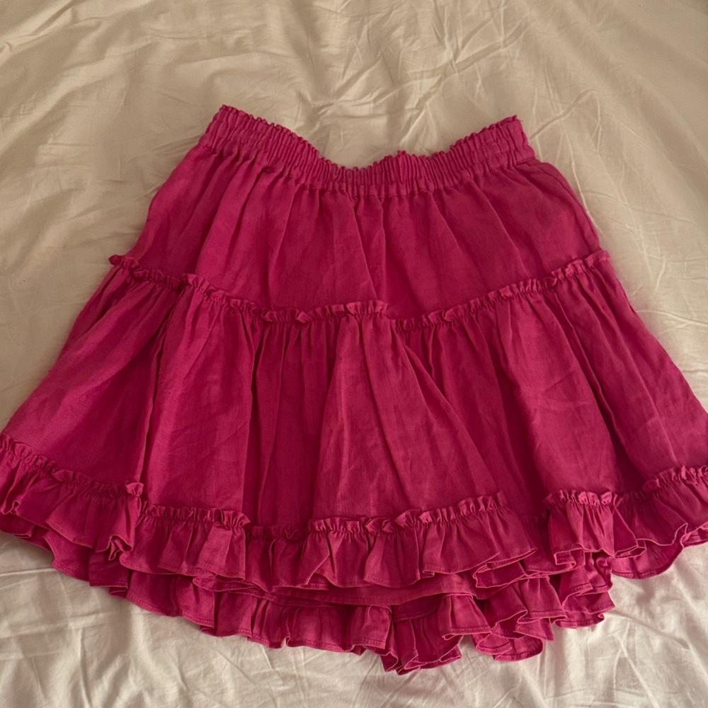 Hill House Pink Ruffled Skirt